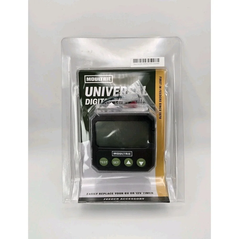 Moultrie Universal Digital Timer III Deer Feeder Timer, Bluetooth, 10 Feeds